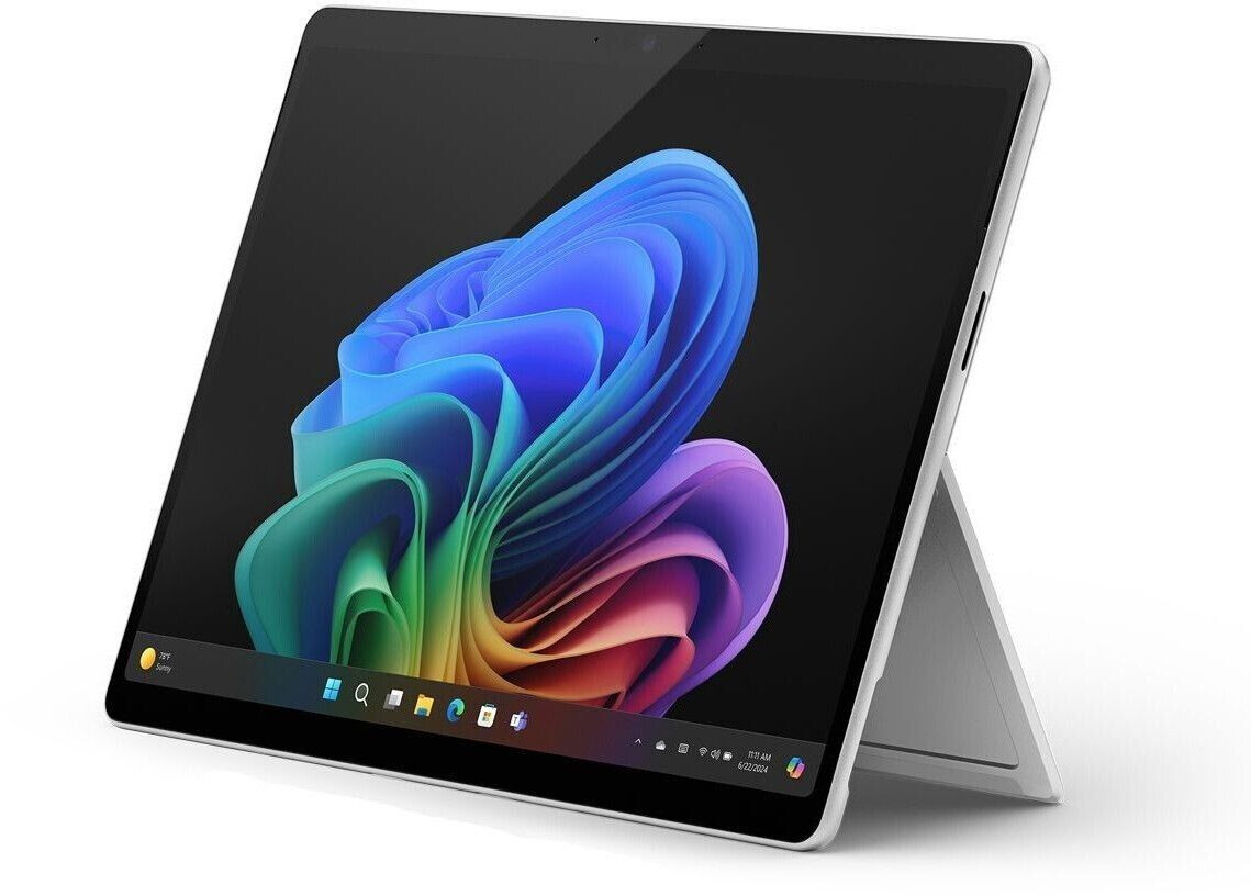 Microsoft Surface Pro 11. Edition (Intel) Copilot+ PC for Business Platin, 13" Touch, Intel U5, 16GB RAM, 256GB SSD, W11 Pro